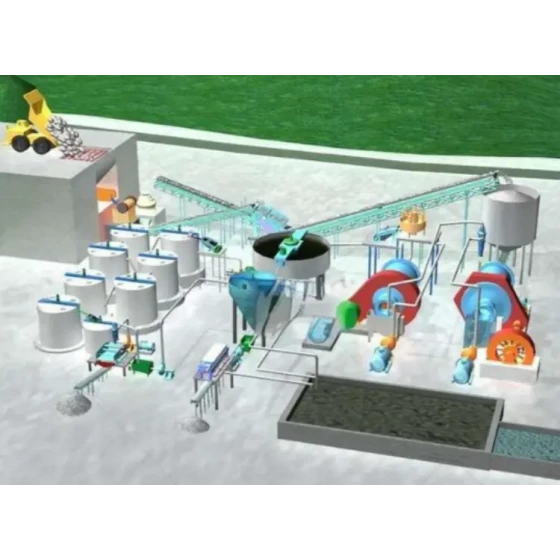 Test d'extraction d'or par lixiviation au chlorure