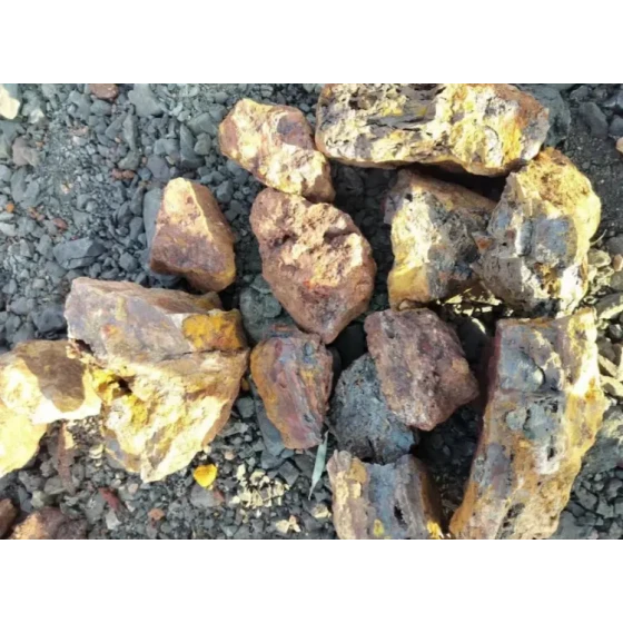 Essai de traitement minéral de la limonite aurifère