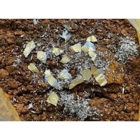 Essai de traitement des boues d'anodes électrolytiques de cuivre