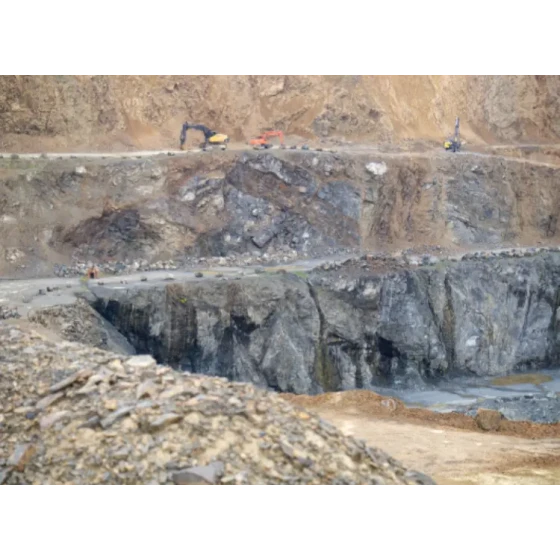 Essai de récupération dans l'ancien bassin de décantation