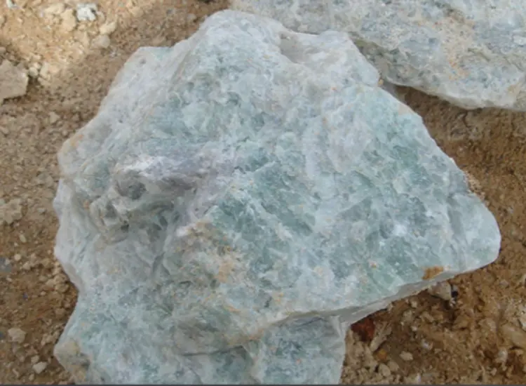 Test de flottation de la fluorine