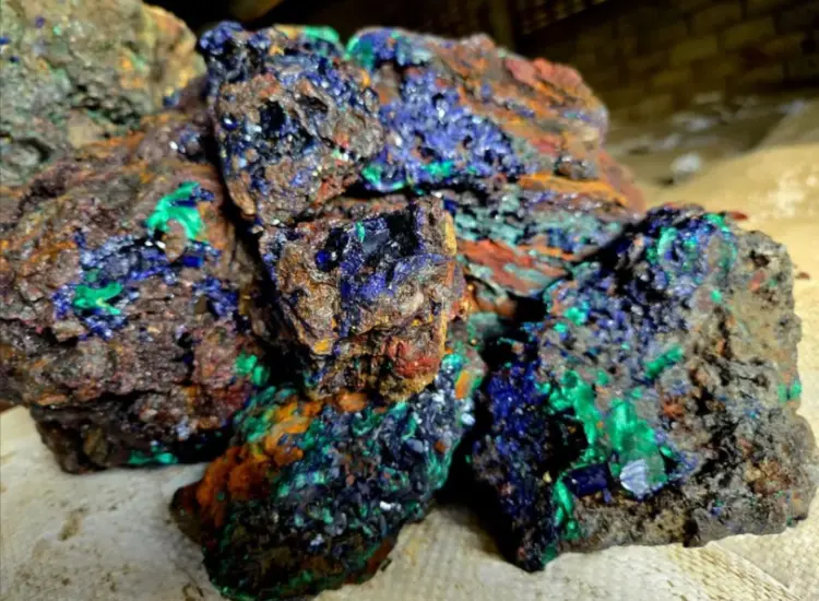 Essai de traitement minéral du sulfure de cuivre