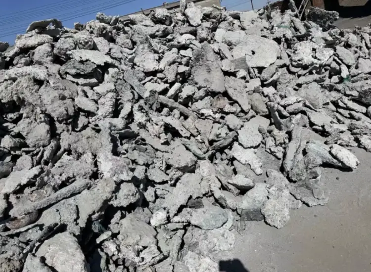 Essai complet de récupération des scories de fusion