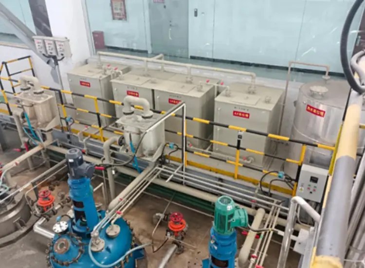 Test de lixiviation de l'acide sulfurique à la pression atmosphérique